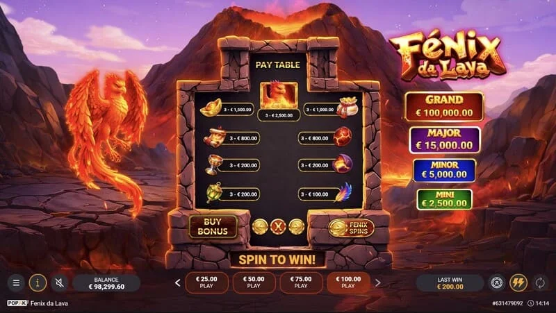 Fenix da Lava - thu thập xu bởi người thu thập ở chế độ quay lại
